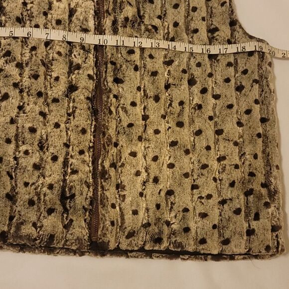 Baxis and Baxis los angeles leopard print vest size medium - Picture 4 of 8